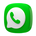WhatsApp 3D Icon